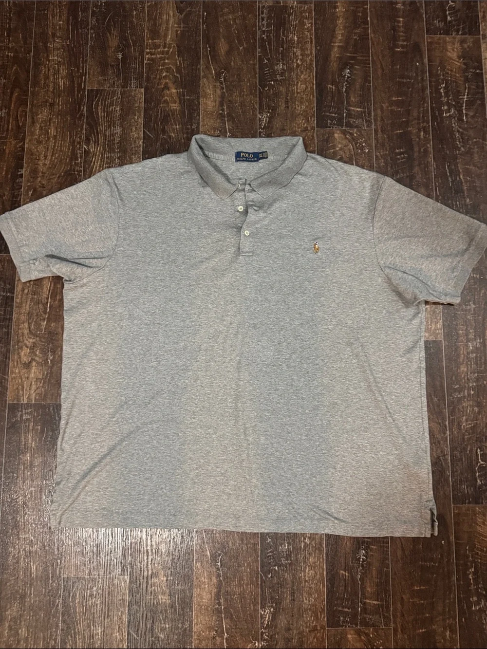 Polo by Ralph Lauren Heather Gray Short Sleeve Polo
